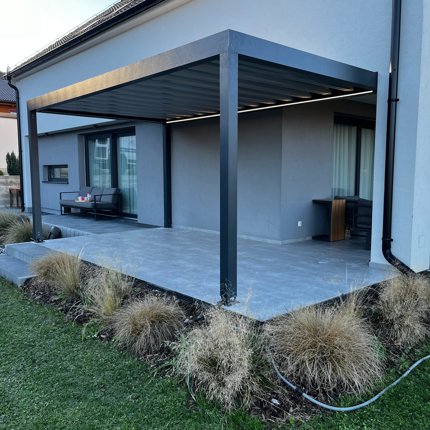 Inspirace Carport ARTOSI – aluminiowa wiata na samochody
